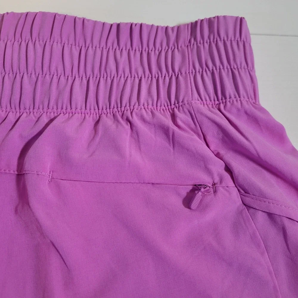 Avia Women's Bike Liner Running Shorts Sz M (8-10) Purple Elastic Waist NEW 1747